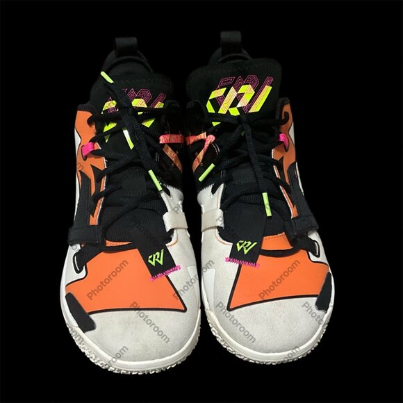 Jordan Why Not Zer0.3 SE Mens Basketball Shoes Orange/Black/White Size 13 Mesh - Picture 7 of 10
